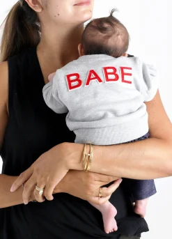 Babe Soft Knit Sweatshirt Baby + Toddler Gray
