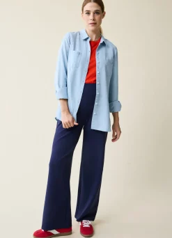 Classic Button Down Maternity & Nursing Top