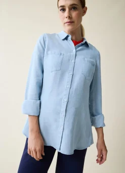 Classic Button Down Maternity & Nursing Top