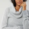 Cowl Neck Maternity Tunic Sweater