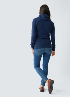 Cowl Neck Maternity Tunic Sweater