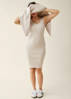 Cozy Dress + Sweater Maternity Set