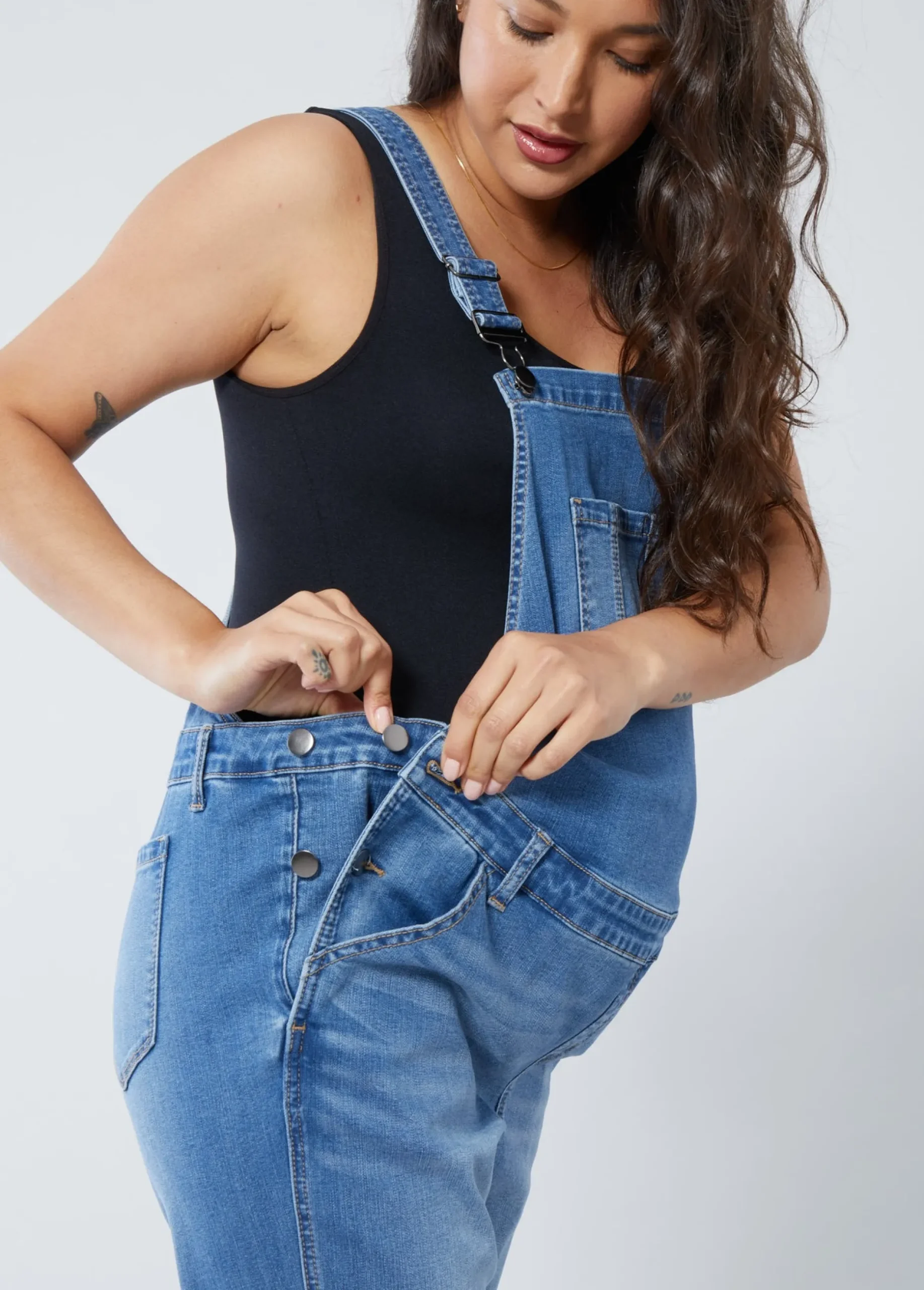 Denim Maternity Overall