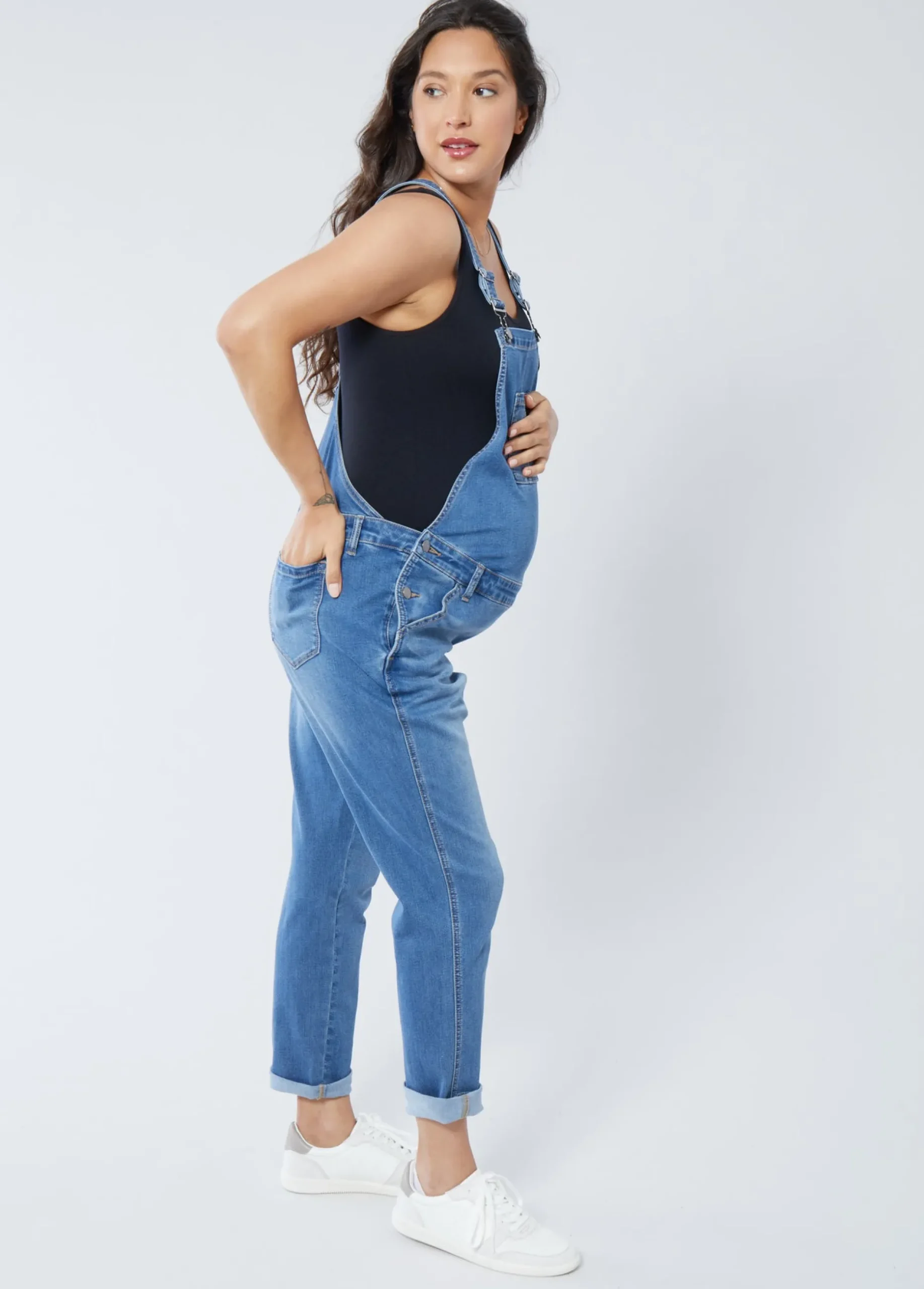 Denim Maternity Overall