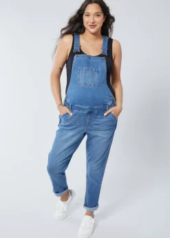 Denim Maternity Overall