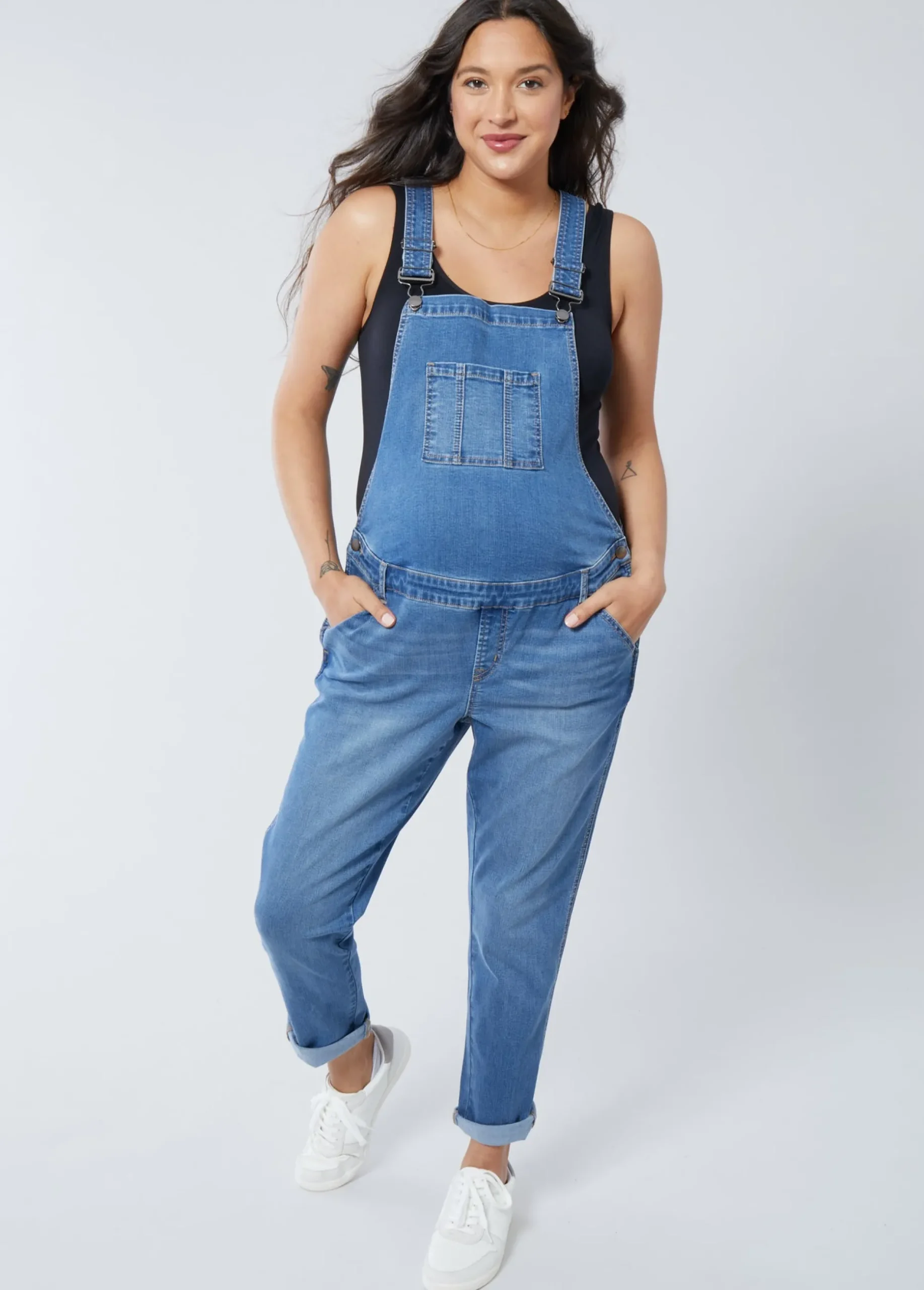 Denim Maternity Overall