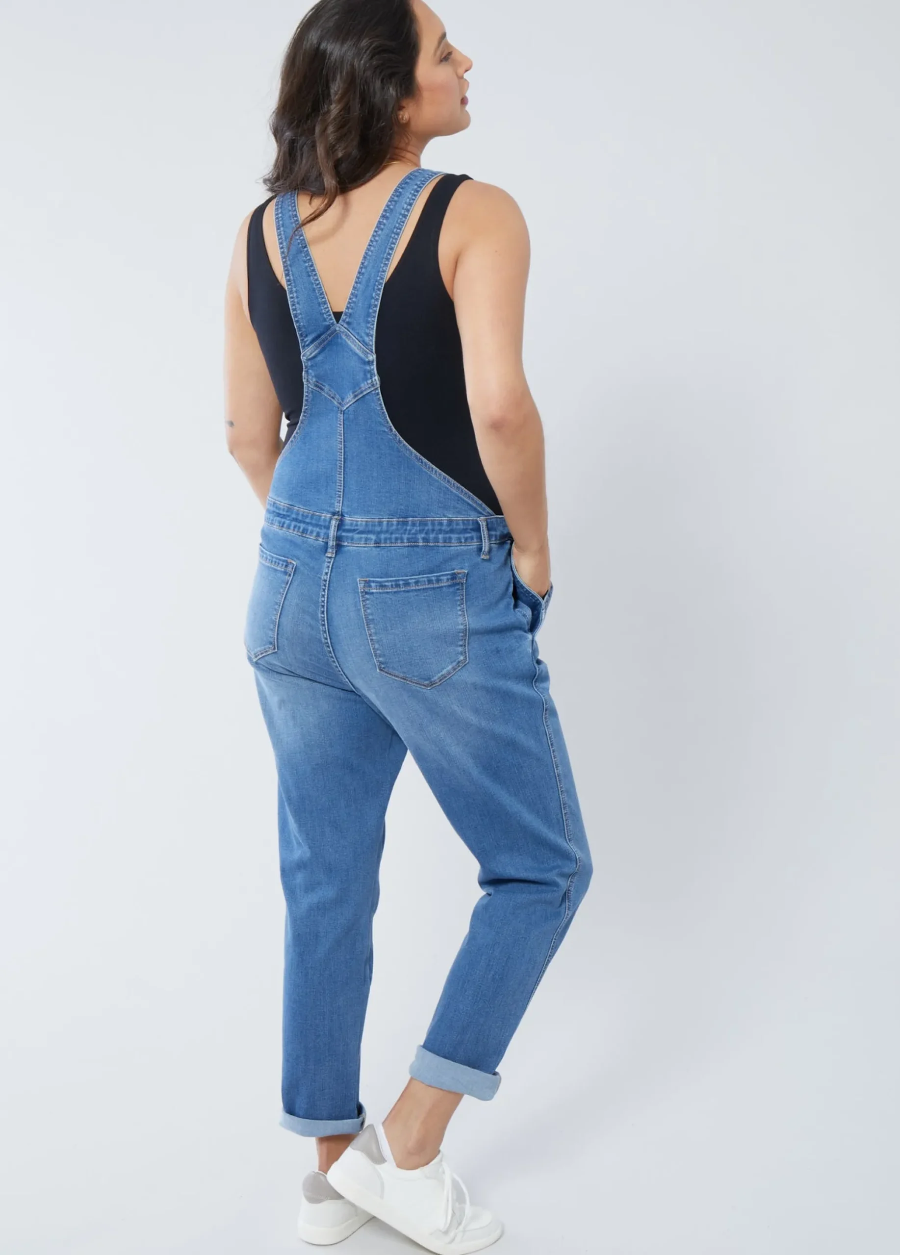 Denim Maternity Overall