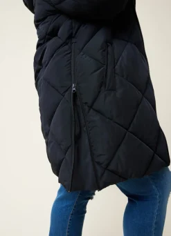 Grow With You Maternity Hooded Long Parka Jacket