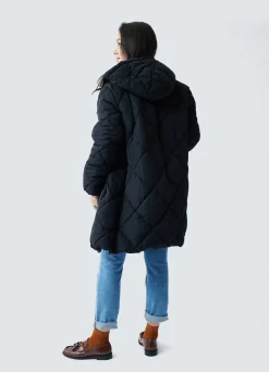 Grow With You Maternity Hooded Long Parka Jacket