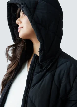 Grow With You Maternity Hooded Long Parka Jacket