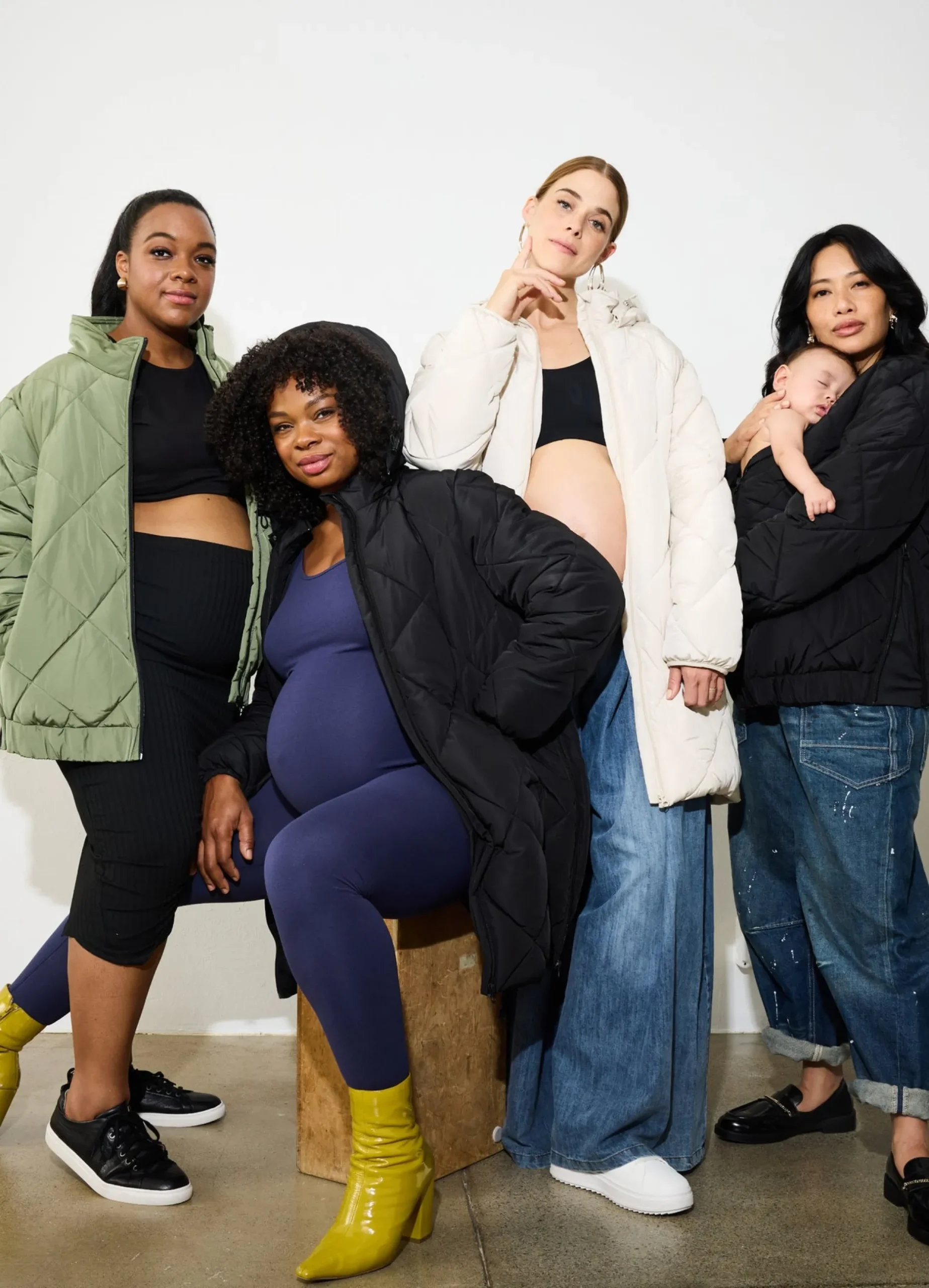 Grow With You Puffer Maternity Jacket