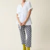 Lightweight Popover Waist Tie Maternity Shirt