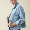Mama & Baby Matching Maternity & Postpartum Denim Jacket