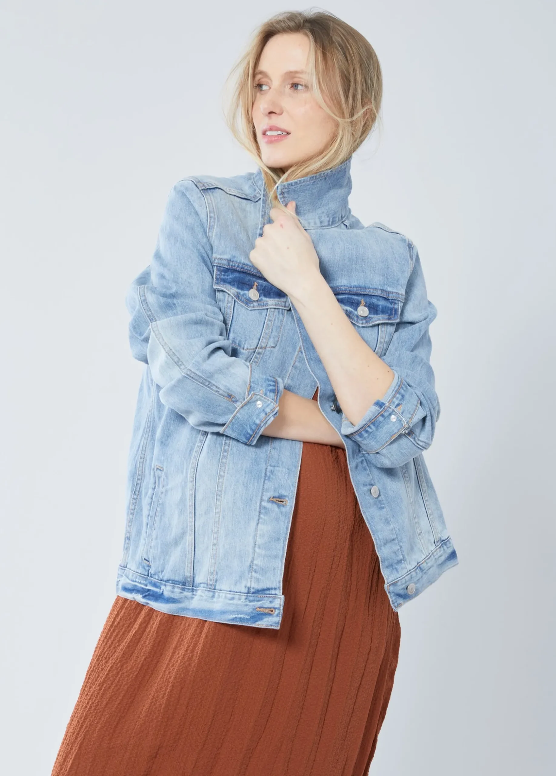 Mama Denim Maternity Jacket