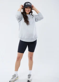 Mama Maternity Soft Knit Sweatshirt Gray