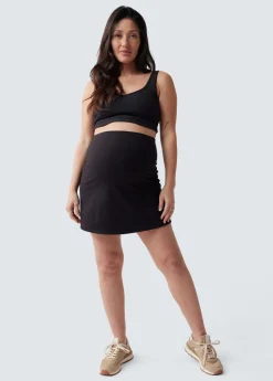 Maternity Athletic Skort With Built In Shorts