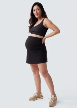 Maternity Athletic Skort With Built In Shorts