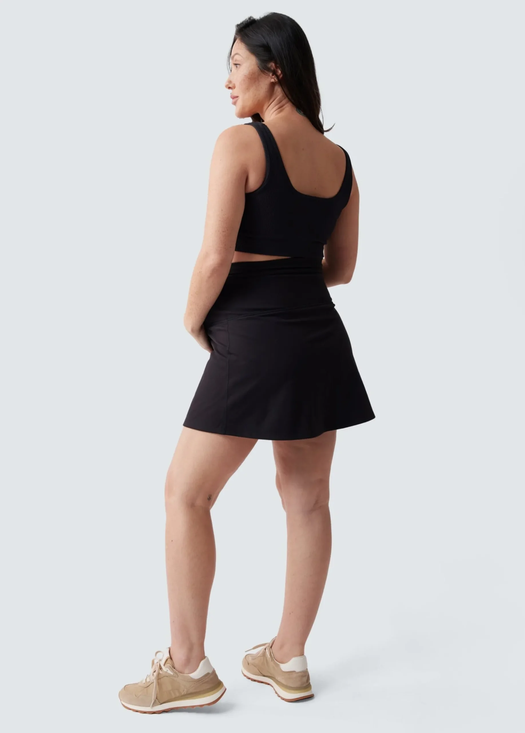 Maternity Athletic Skort With Built In Shorts