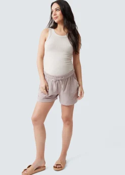Maternity Patch Pocket Shorts