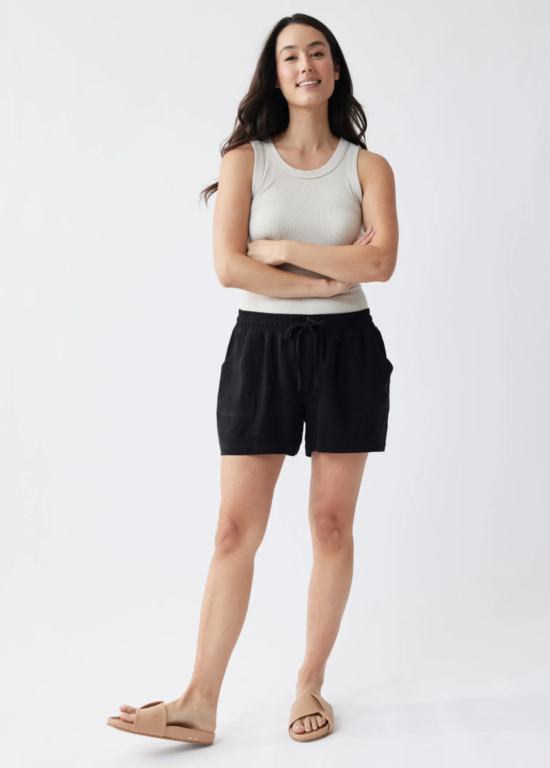 Maternity Patch Pocket Shorts