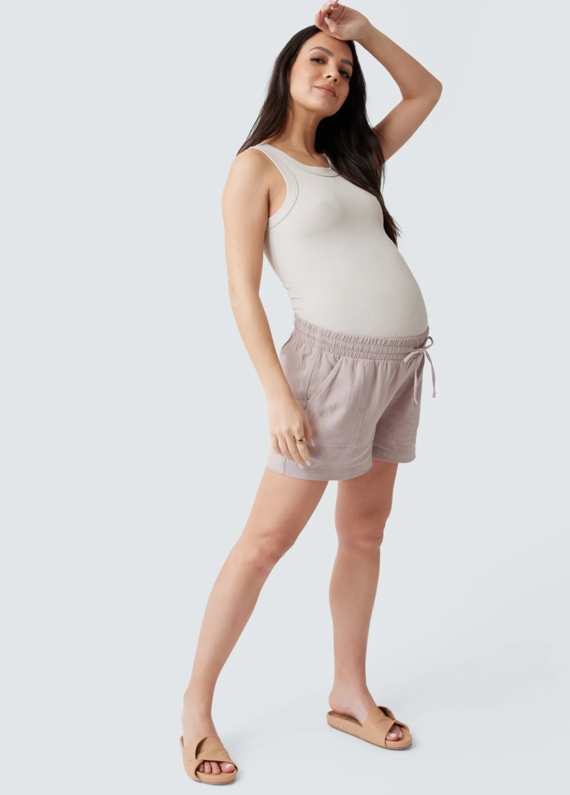Maternity Patch Pocket Shorts