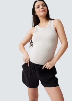 Maternity Patch Pocket Shorts