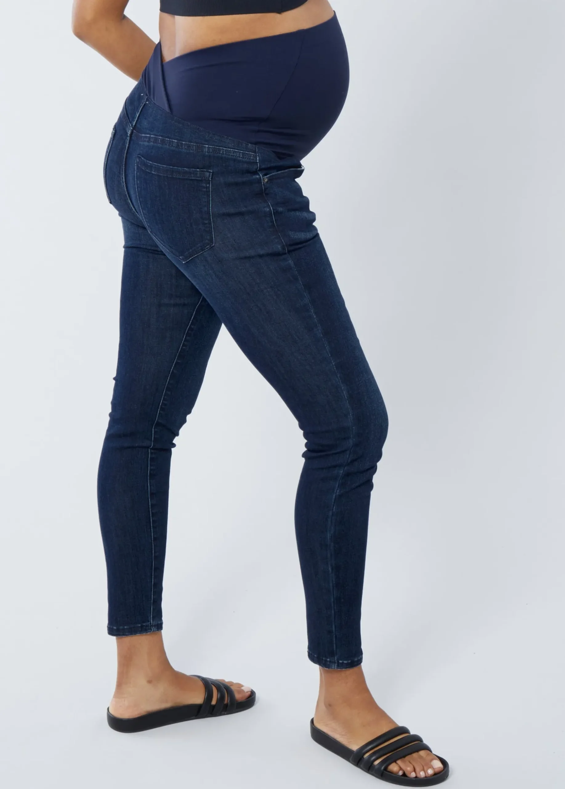 Maternity Skinny Jeans Ft. Crossover Panel®