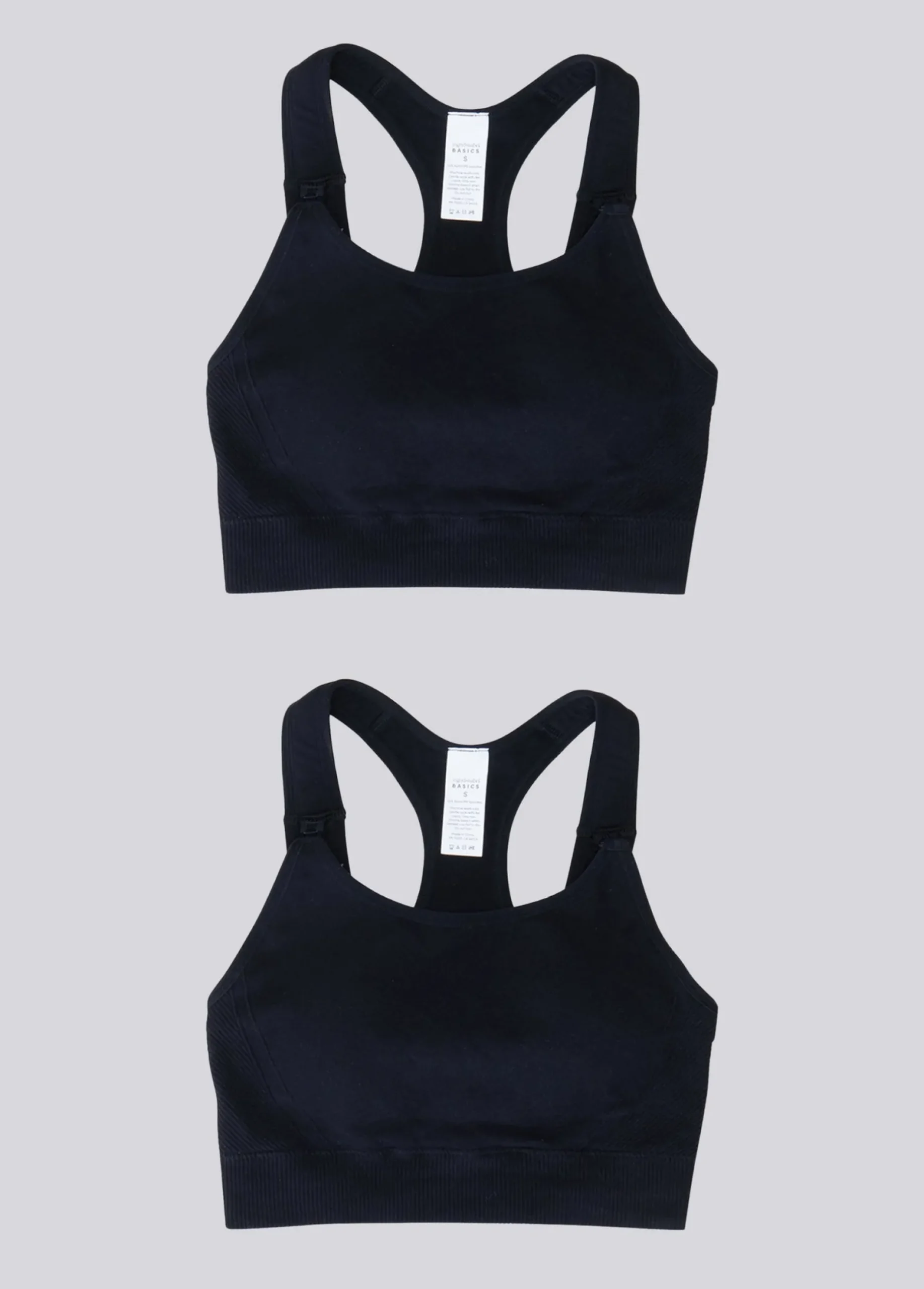 Nursing + Maternity Sports Bra Two-Pack Bundle