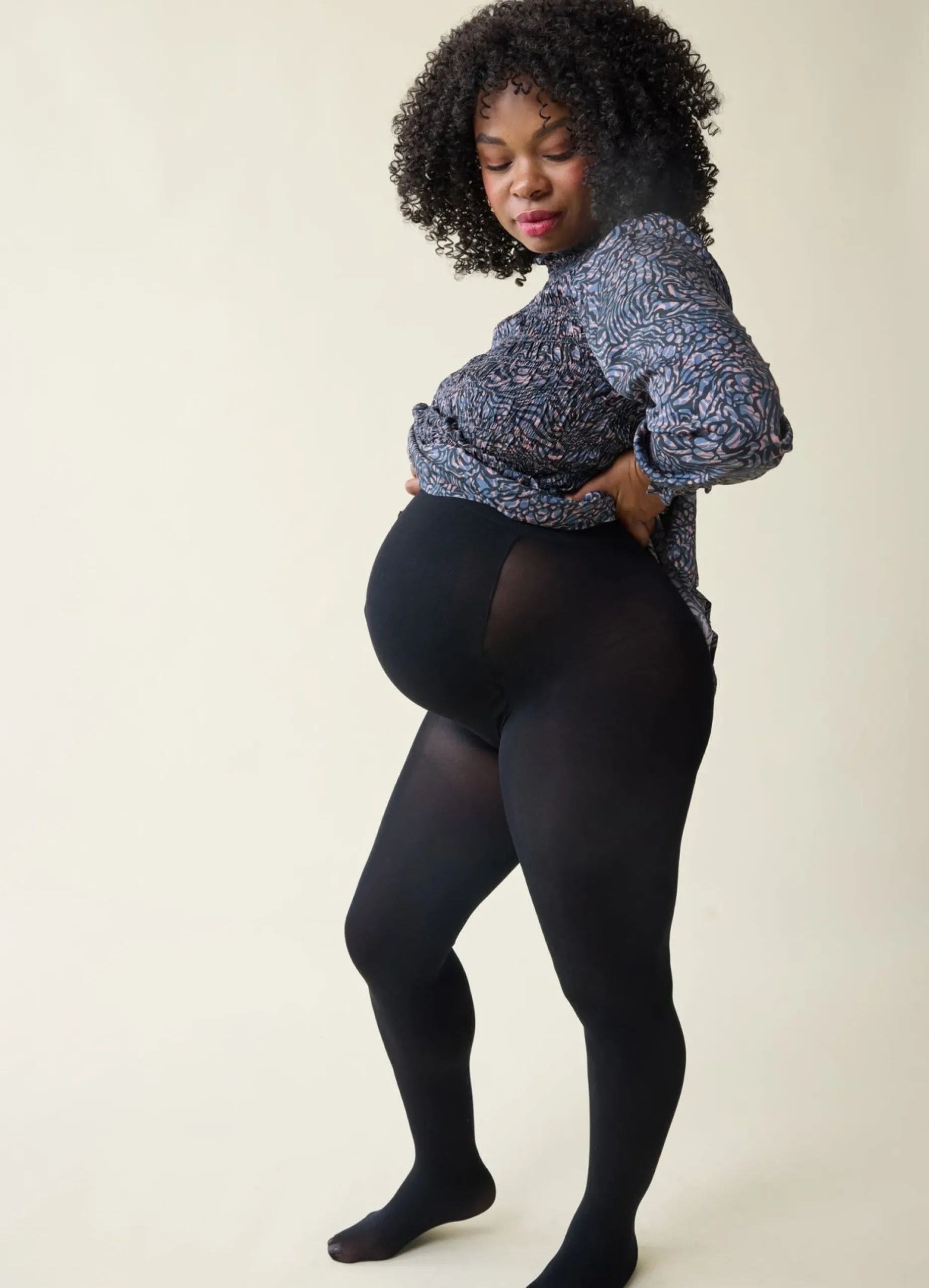 2-Pack Opaque Maternity Tight