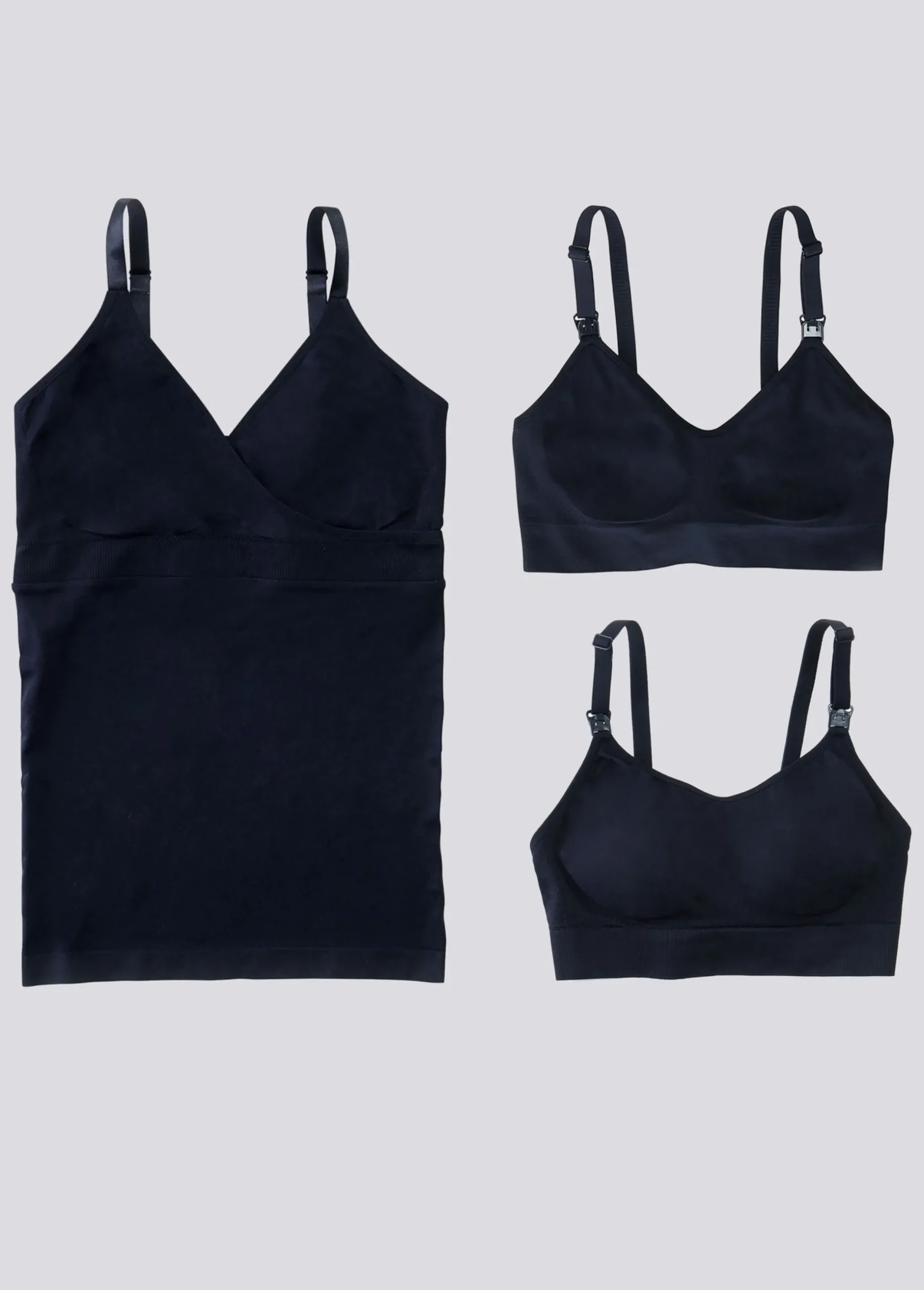 Postpartum Nursing Bundle - Bras + Cami