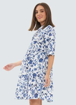 Ripe Maternity Bella Linen Maternity Dress