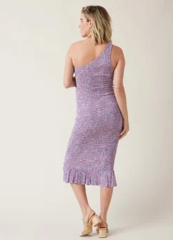Ripe Maternity Bodycon Skipper One Shoulder Midi Dress