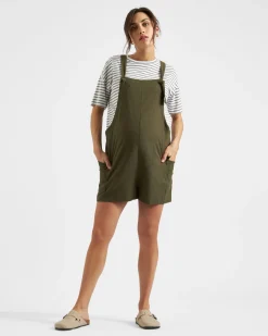 Ripe Maternity Claudette Short Sleeve Striped Nursing Tee