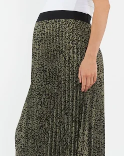 Ripe Maternity Cleo Pleat Midi Skirt