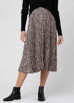 Ripe Maternity Florence Pleat Maternity Midi Skirt