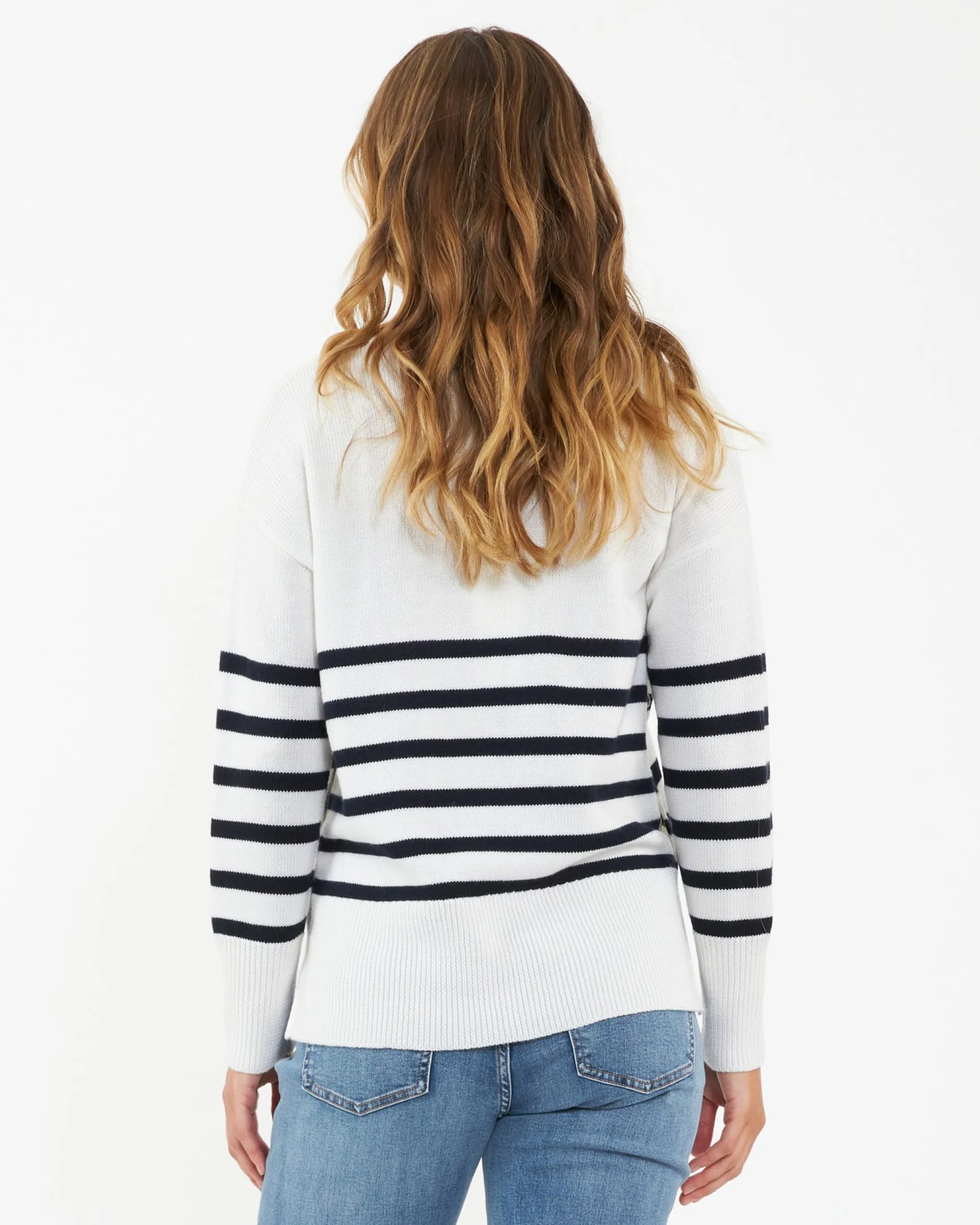 Ripe Maternity Hanna Nursing + Maternity Knit Sweater Stripe