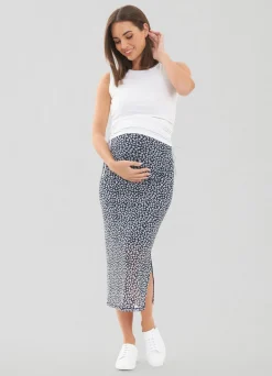 Ripe Maternity Kara Mesh Maternity Midi Skirt