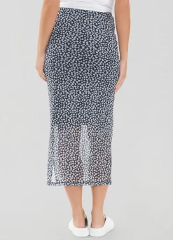Ripe Maternity Kara Mesh Maternity Midi Skirt