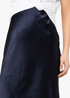 Ripe Maternity Lexie Satin Maternity Midi Skirt