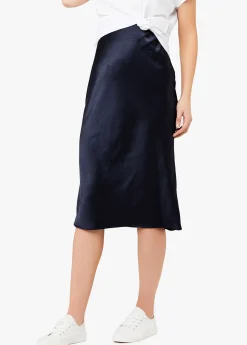 Ripe Maternity Lexie Satin Maternity Midi Skirt