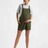 Ripe Maternity Olive Linen Overalls