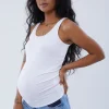 Scoop Neck Maternity Tank