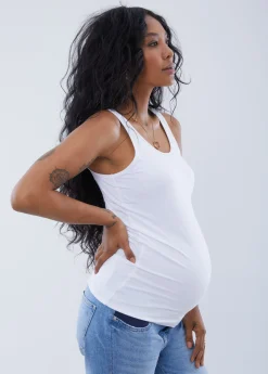 Scoop Neck Maternity Tank
