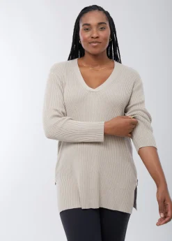 Side Zip Maternity + Nursing Sweater