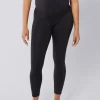 The All-Stage Performance Support ⅞ Maternity Black Legging