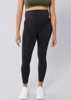 The All-Stage Performance Support ⅞ Maternity Black Legging