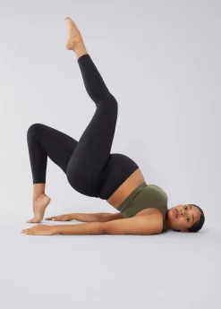 The All-Stage Performance Support ⅞ Maternity Black Legging