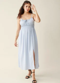 The Amalfi Maternity Midi Strappy Dress