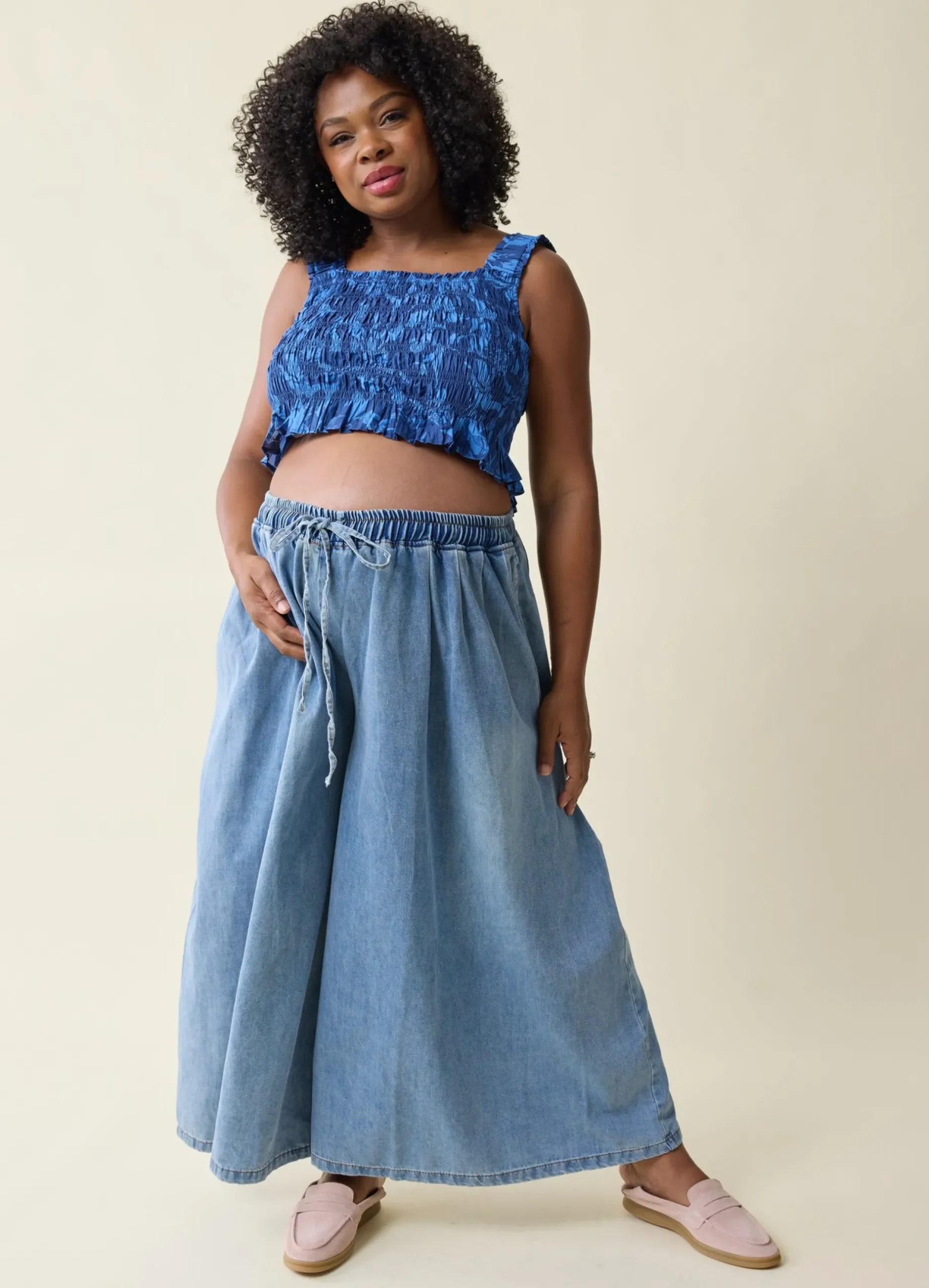 The Babymoon Every Day Maternity Midi Dress Set