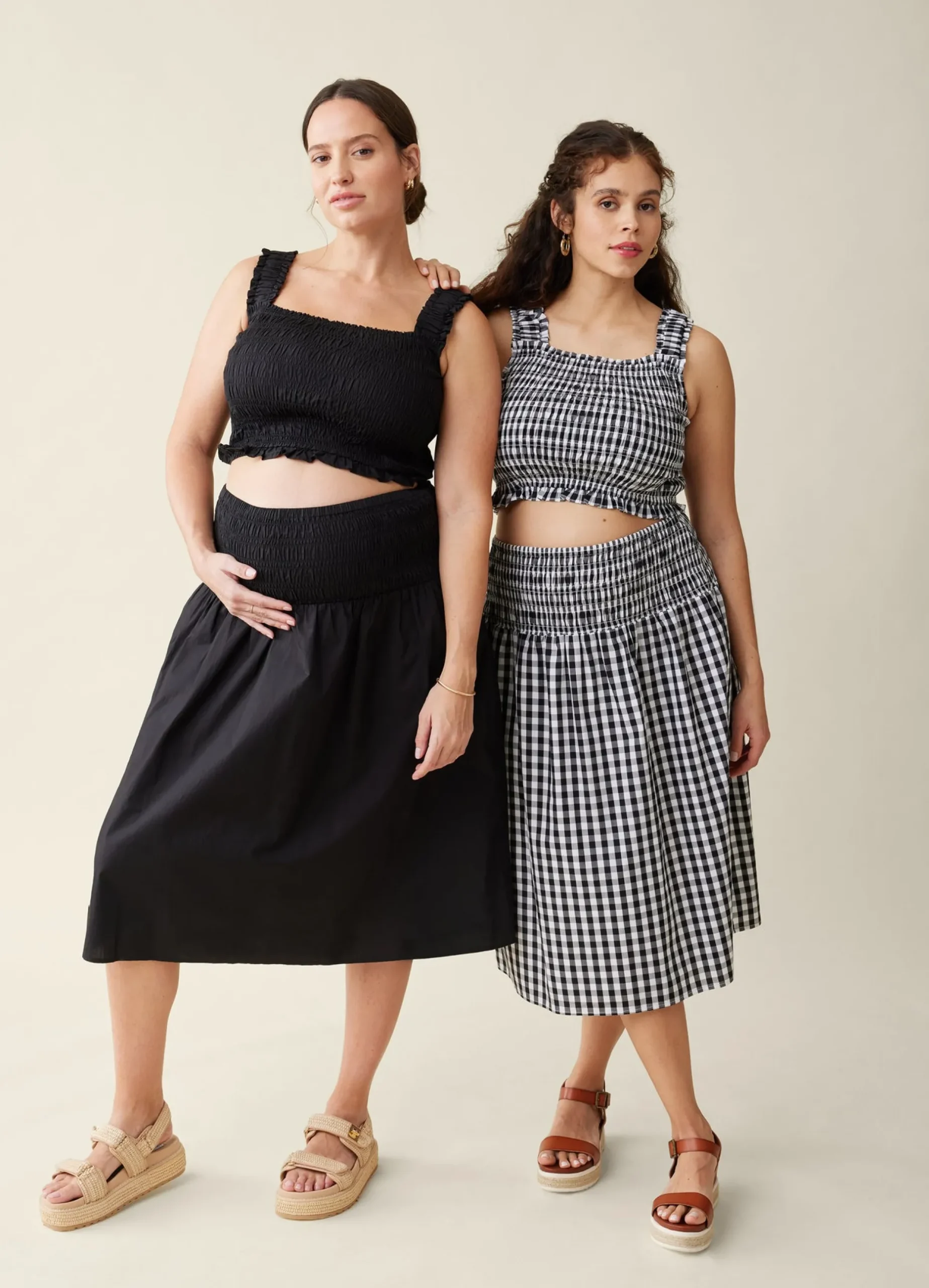 The Babymoon Every Day Maternity Midi Dress Set